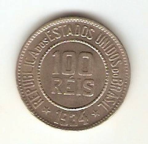 Catálogo Vieira Nº 89 - 100 Réis (Níquel)