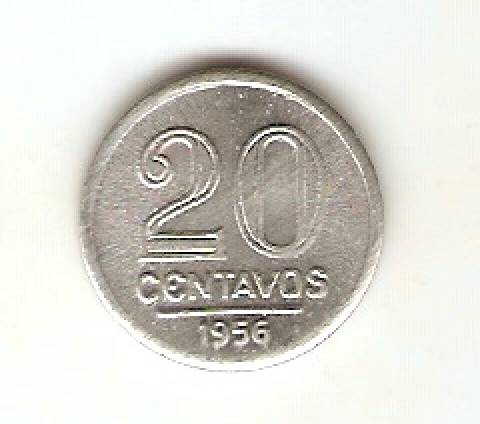 Catálogo Vieira Nº 97 - 20 Centavos (Armas da República)