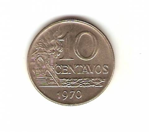 Catálogo Vieira Nº 132 - 10 Centavos (Efígie da República) (Cupro Níquel)