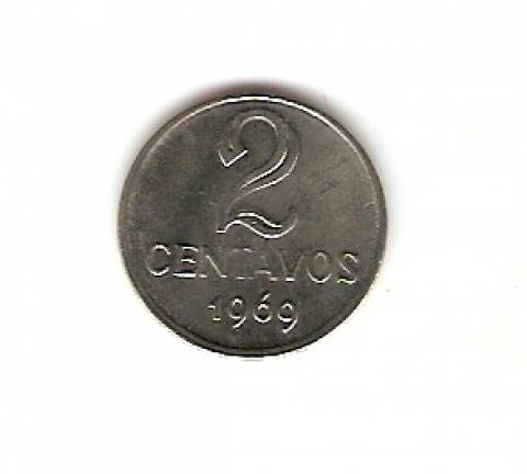 Catálogo Vieira Nº 143 - 2 Centavos (Efígie da República) (Aço)