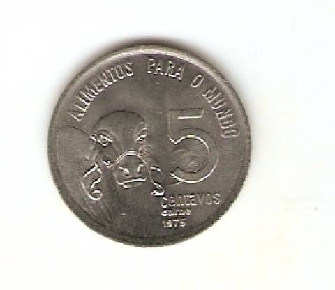 Catálogo Vieira Nº 148 - 5 Centavos (Fao - Alimentos para o mundo) (Efígie da República) (Aço)