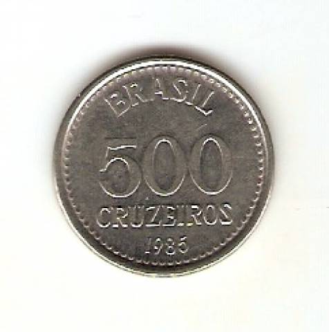 Catálogo Vieira Nº 161 - 500 Cruzeiros (Armas da República) (Aço)