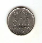 Catálogo Vieira Nº 161 - 500 Cruzeiros (Armas da República) (Aço)