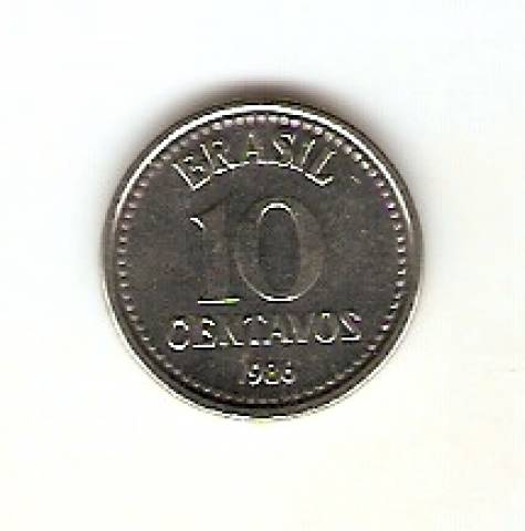 Catálogo Vieira Nº 7 - 10 Centavos (Reforma Monetária) (Aço)