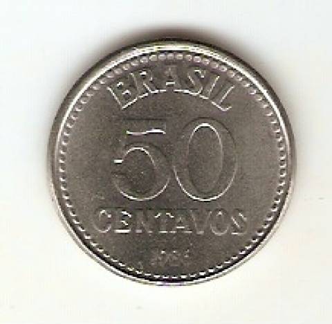 Catálogo Vieira Nº 13 - 50 Centavos (Reforma Monetária) (Aço)