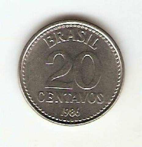 Catálogo Vieira Nº 10 - 20 Centavos (Reforma Monetária) (Aço)