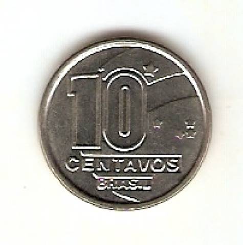 Catálogo Vieira Nº 5 - 10 Centavos (Garimpeiro) (Reforma Monetária) (Aço)