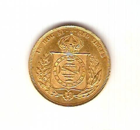 Catálogo Vieira Nº 637 - 10.000 Réis 1855 (Ouro)