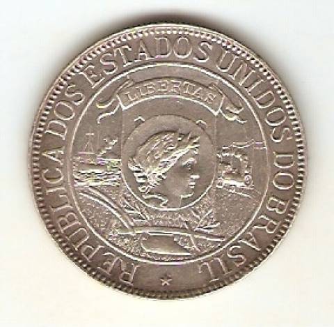Catálogo Vieira Nº 549 1.000 Réis 1900 - 4º Centenário do Descobrimento do Brasil.