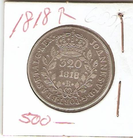 Catálogo Vieira Nº 358 - 320 Réis 1818R
