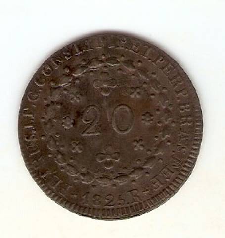 Catálogo Vieira Nº 594 - 20 Réis 1825R