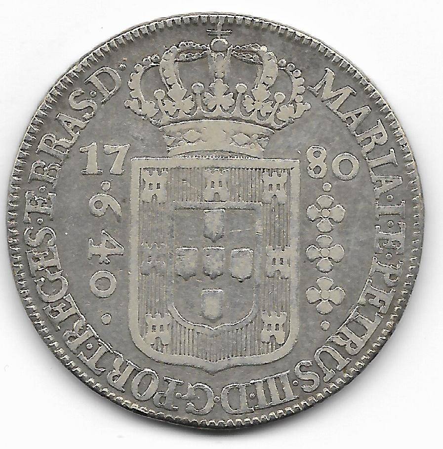 Catálogo Vieira nº 198 - 640 Réis 1780