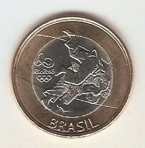 Moeda de Um Real Comemorativa aos Jogos Olímpicos Rio 2016 - Judo