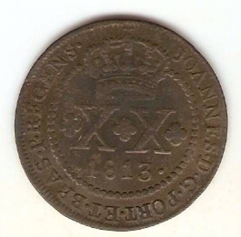 Catálogo Vieira Nº 394 - XX Réis 1813R