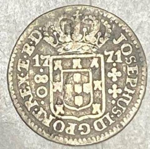 Catálogo  Vieira Nº 195 - 80 Réis 1771