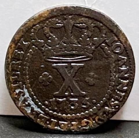Catálogo Vieira Nº 081 - X Réis 1735