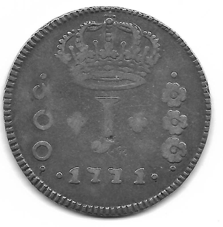 Catálogo Vieira Nº 170 - 300 Réis 1771R - 