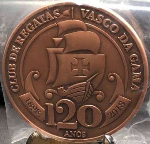 Medalha Comemorativa aos 120 anos Clube de Regatas Vasco da Gama