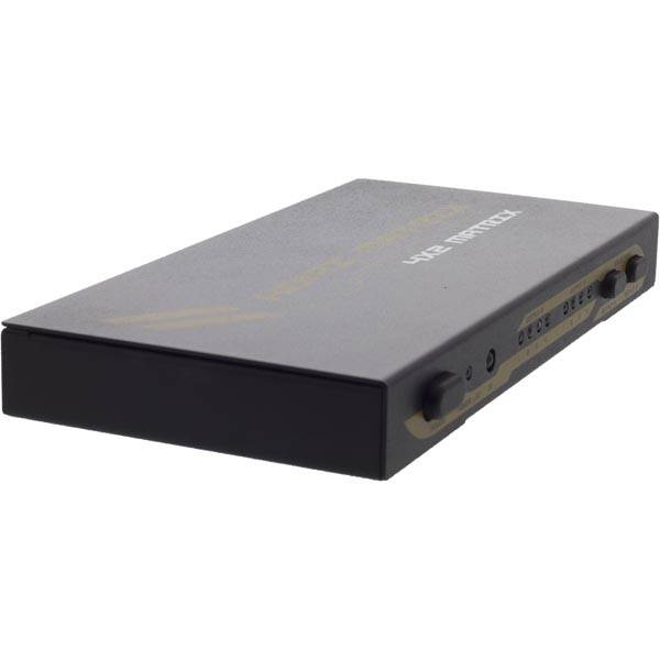 Seletor HDMI Switch Splitter 4X2 (Matrix) Áudio out - Ilha Suportes
