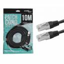 Cabo Patch Cord Cat6 FTP 10 metros Preto - CHIPSCE