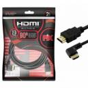 Cabo HDMI 2mt 90º 2.0/3D/4K 19 pinos 18Gbit/s - PIX