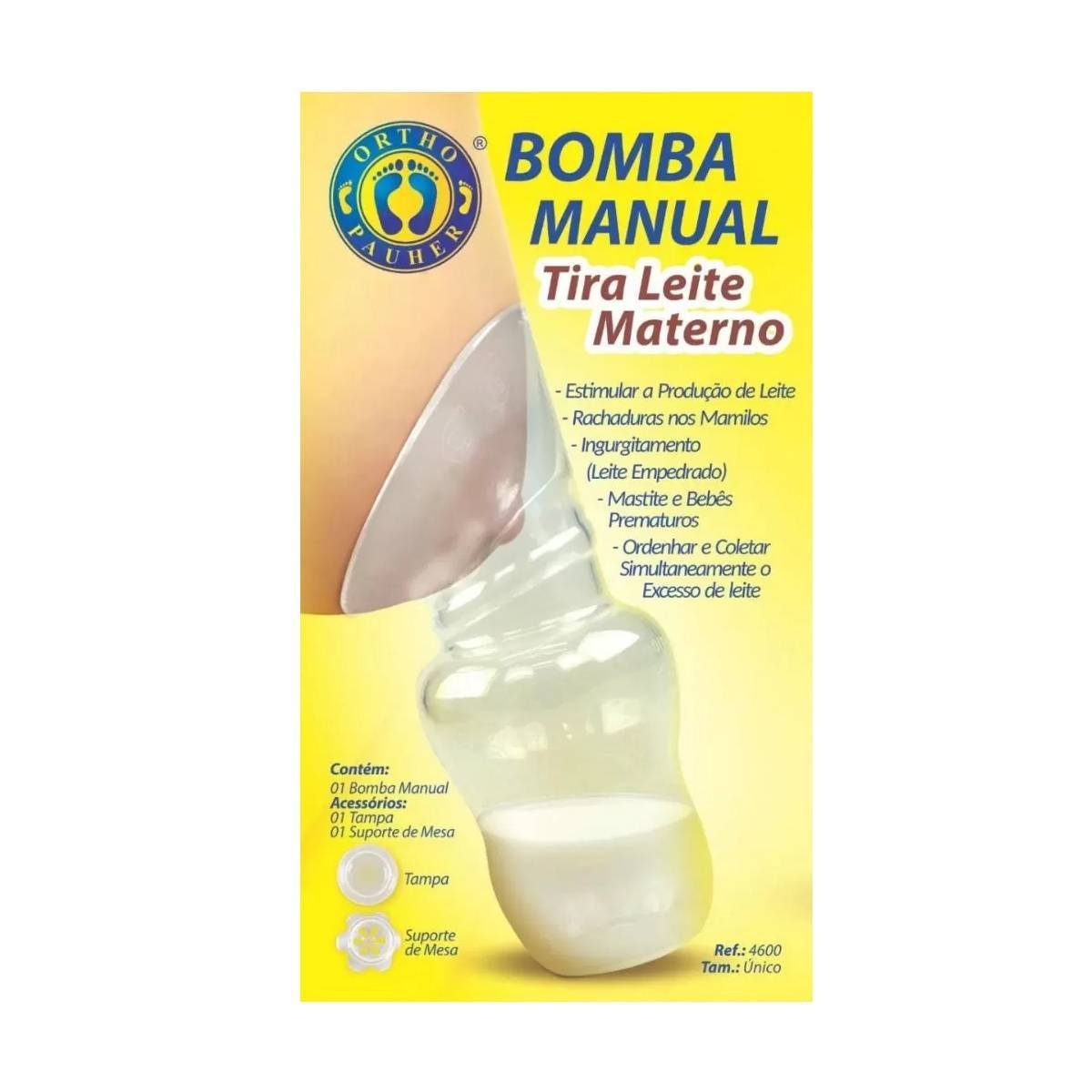 Bomba Manual Tira Leite Materno Orthopauher - Orto Curitiba