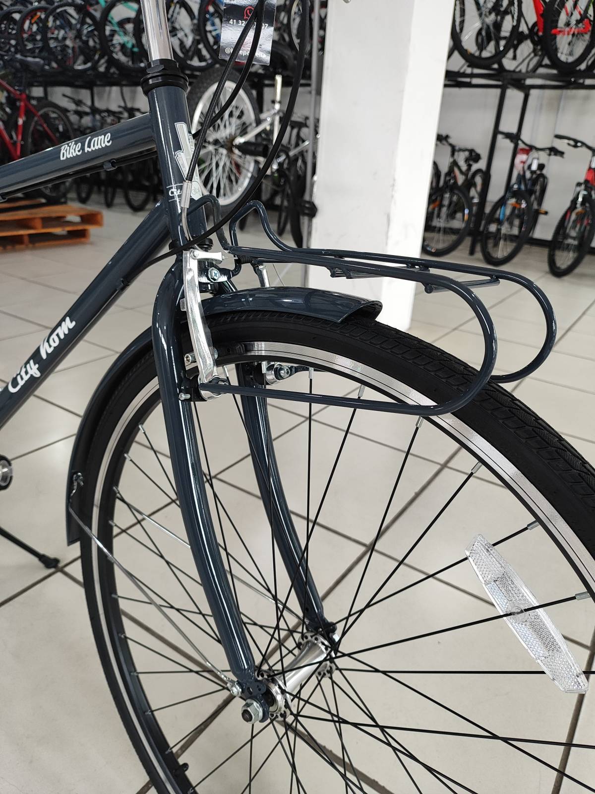 【Marchan0807】ガラダマ カラーver.＆モノクロver. Bicicleta City Kom - City Lane Retrô 7V Aro 700 - Bike Portella