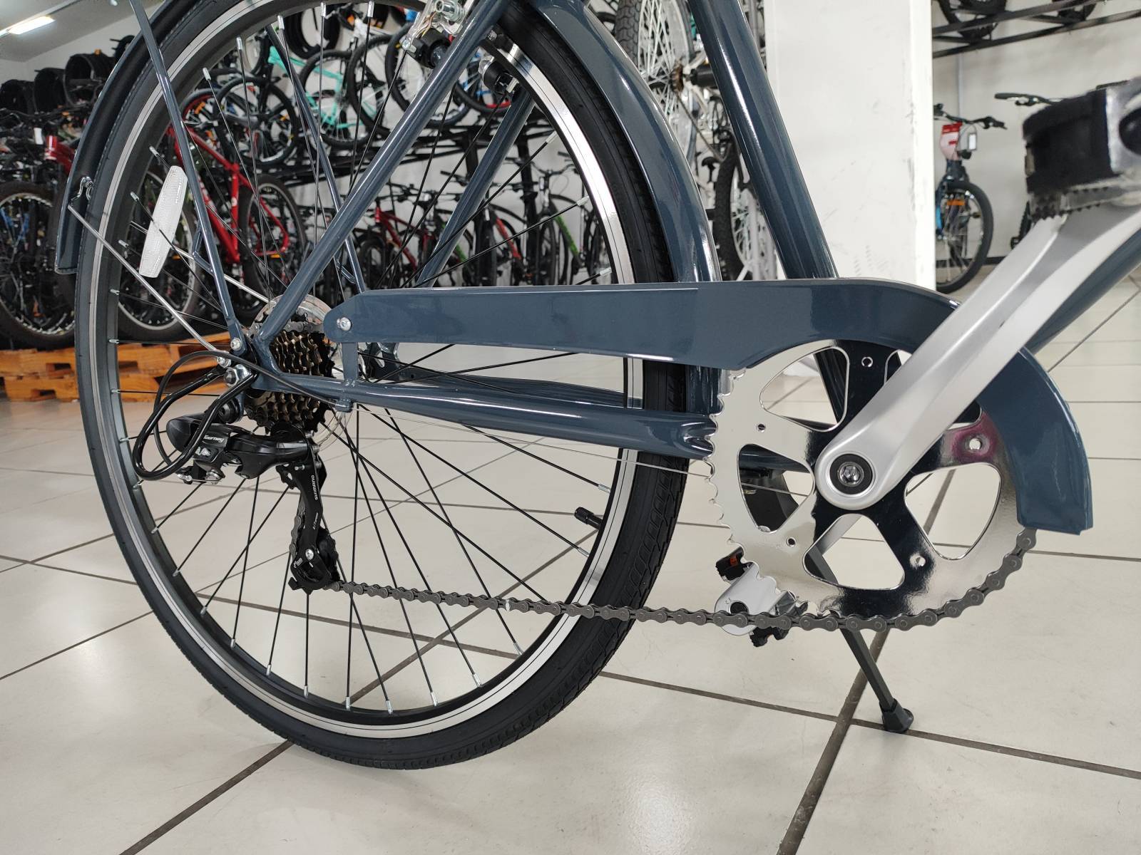 Bicicleta City Kom - City Lane Retrô 7V Aro 700 - Bike Portella