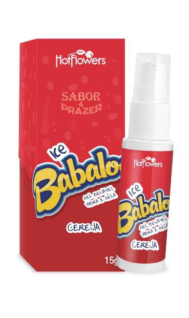 ICE BABALOO CEREJA- Novos géis beijáveis á base d