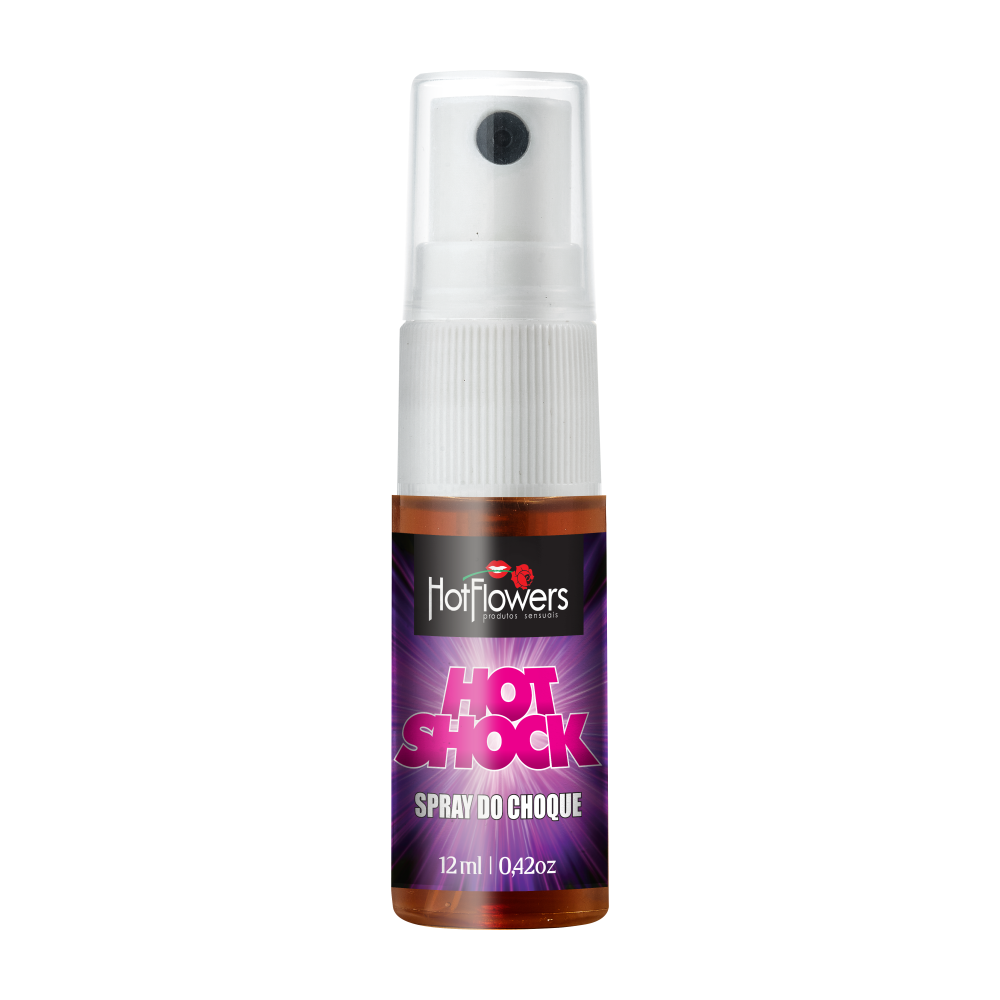 HOT SHOCK VIBER SPRAY- provoca leve formigamento e pequenos e delicioso choque.