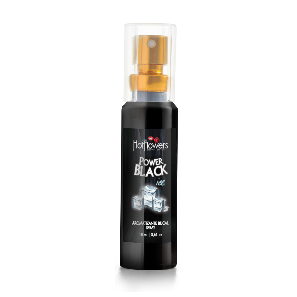 POWER BLACK ICE SPRAY Especifico para garantir um halito fresco e