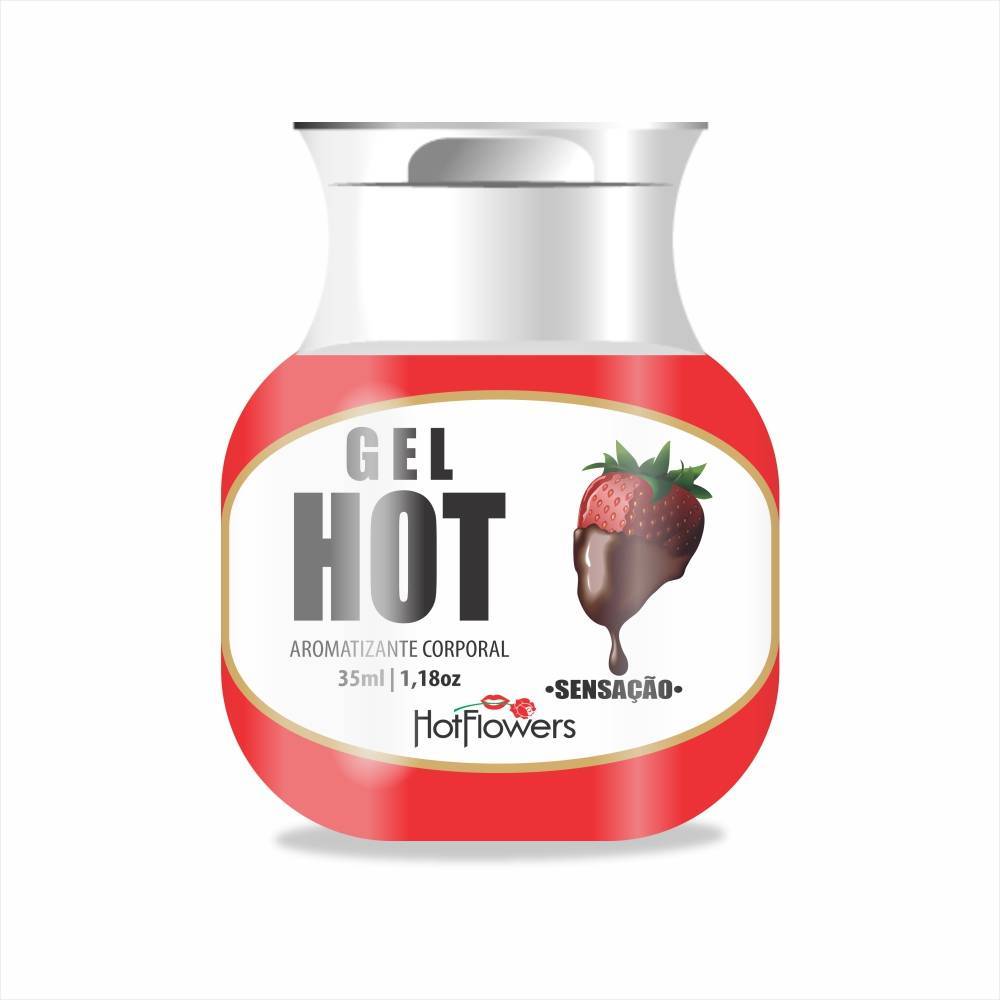 GEL AROMATIZANTE DE 35 ML- O famoso GEL HOT para esquentar ainda mais suas Preliminares.