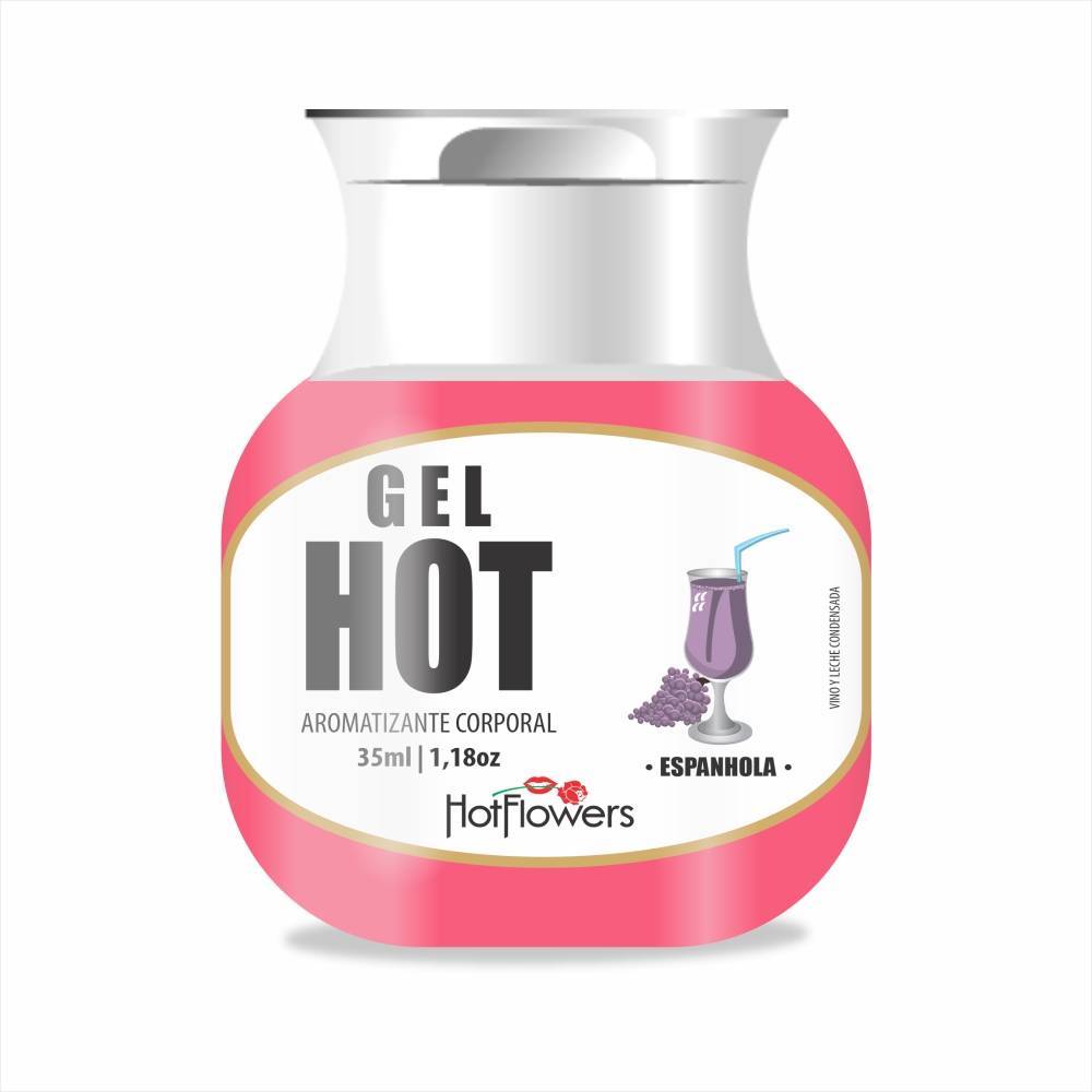GEL AROMATIZANTE DE 35 ML- O famoso GEL HOT para esquentar ainda mais suas Preliminares.