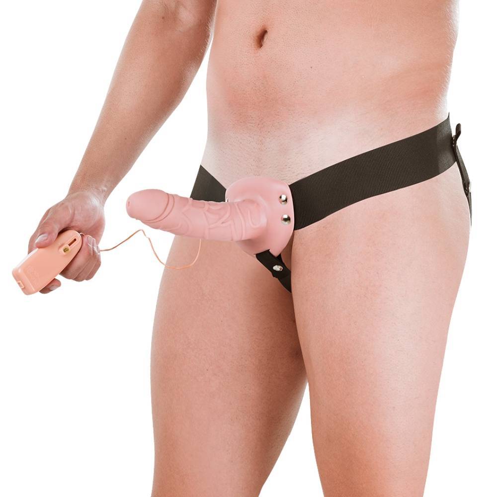 Capa Peniana  Extensora com Cinto e Vibro- HZ404NE