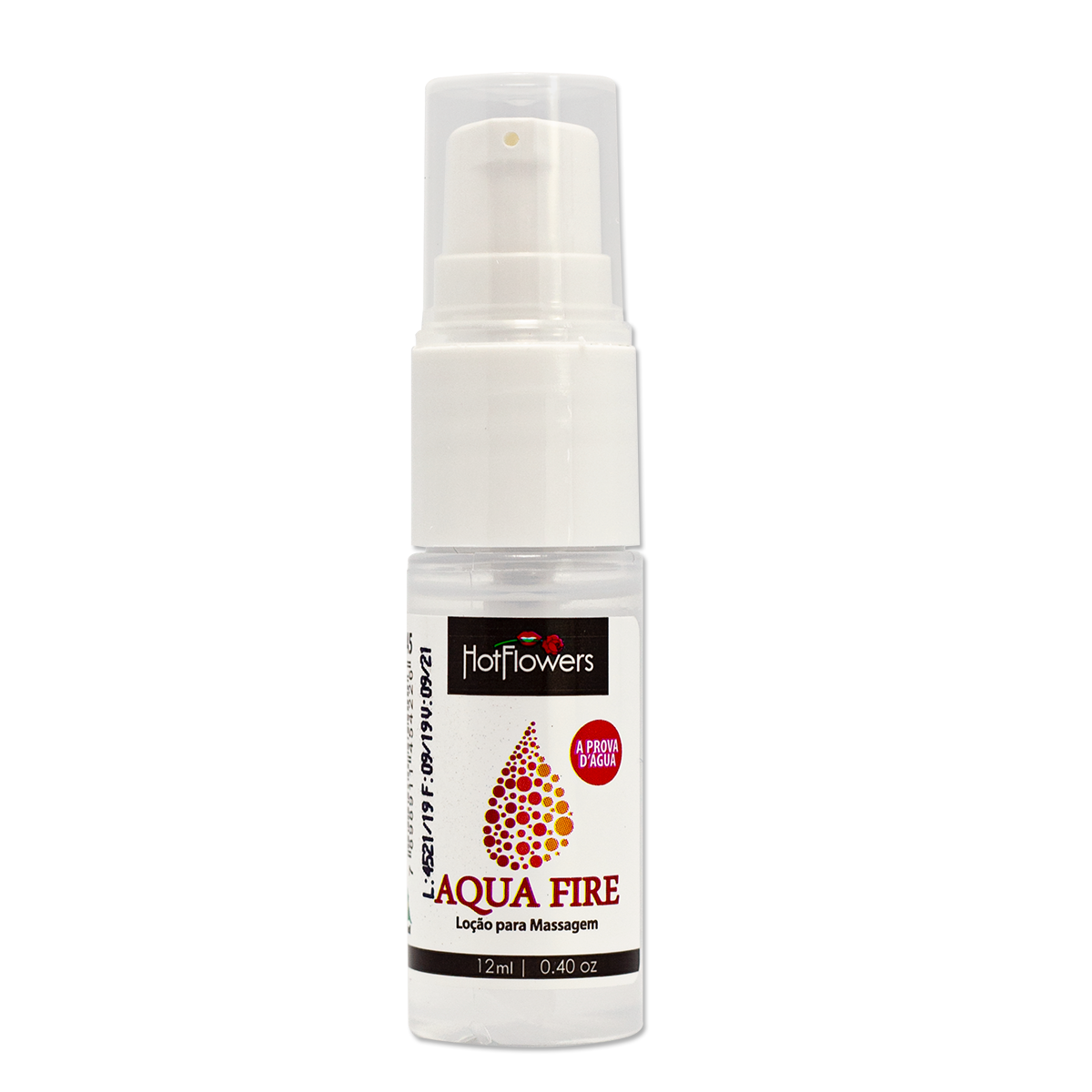AQUA FIRE- Lubrificante Resistente a Água e provoca um leve aquecimento.