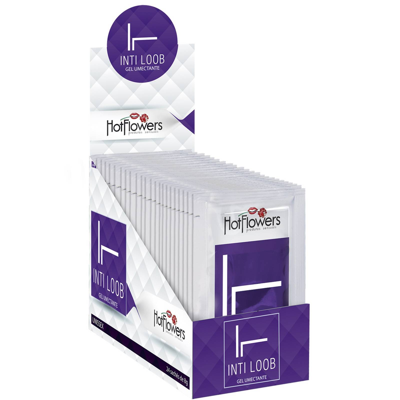 Gel em Sachê Inti Lobb- Lubrificante Neutro com 100 unidades