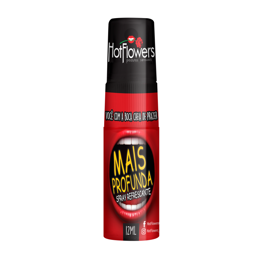 MAIS PROFUNDA- Spray refrescante para sexo oral.