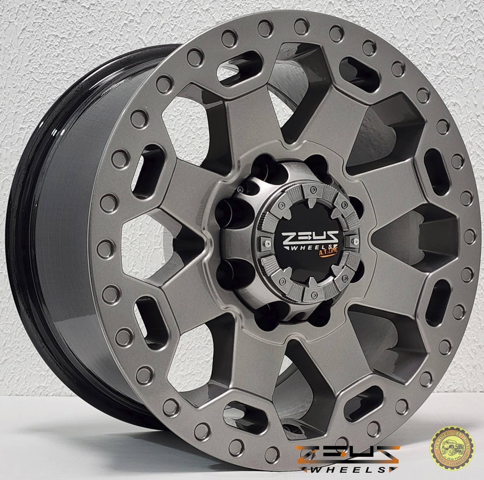 Roda 17x9 ZEUS, furação 8x170, off set 0 - F250/F350/MARRU