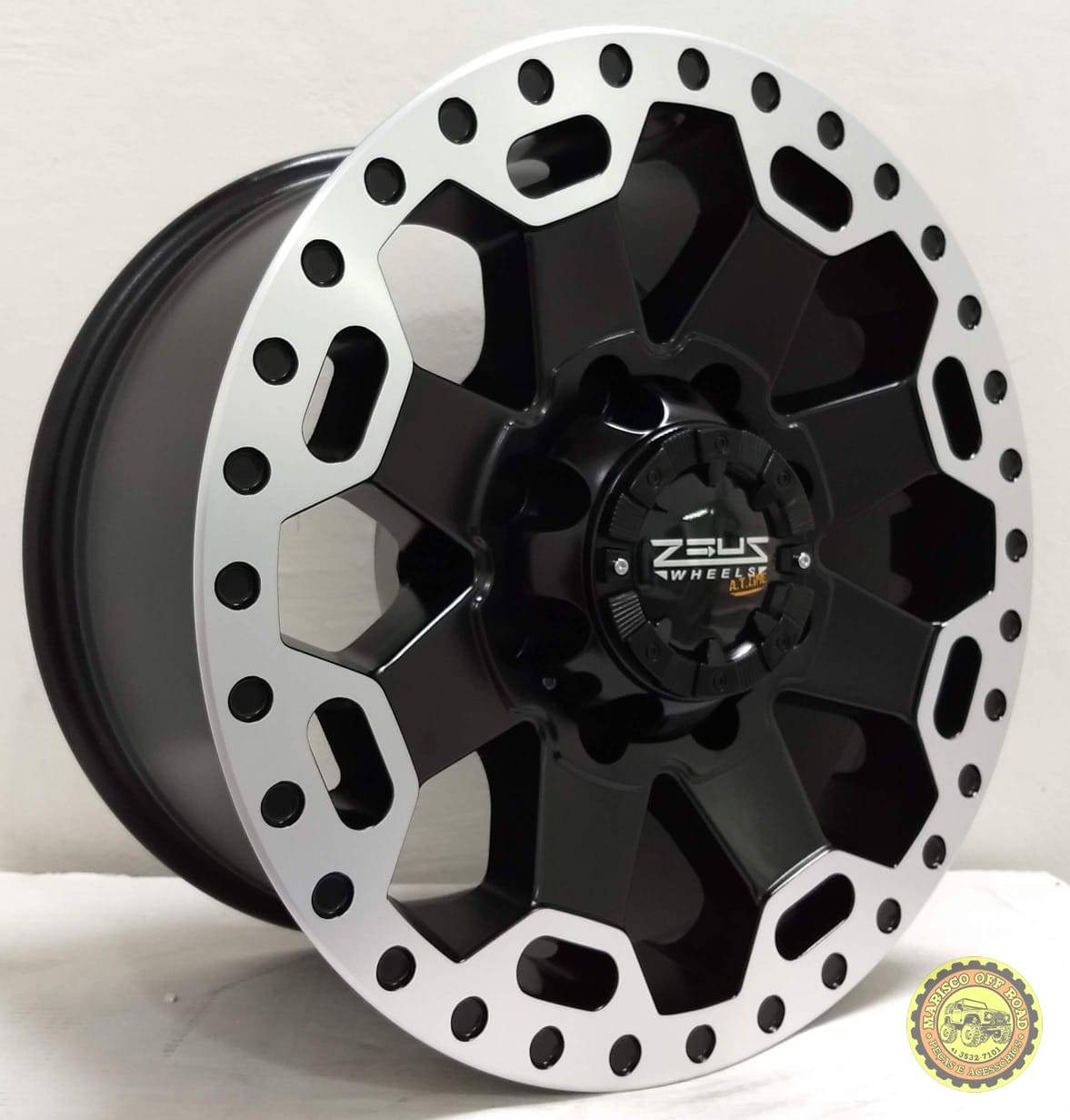 Roda 17x9 ZEUS, furação 8x170, off set 0 - F250/F350/MARRU