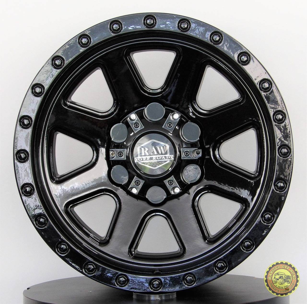 Roda 17x9 HD05, furação 6x139,7, off set -12 TROLLER e PICKUPS