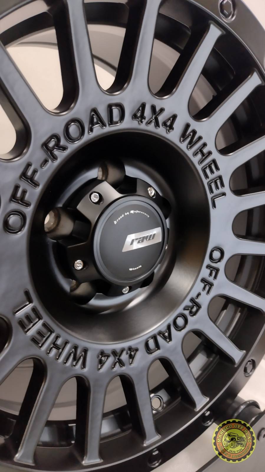 Roda 17x8,5 RAW, furação 5X127, Off Set -12 - WRANGLER e G