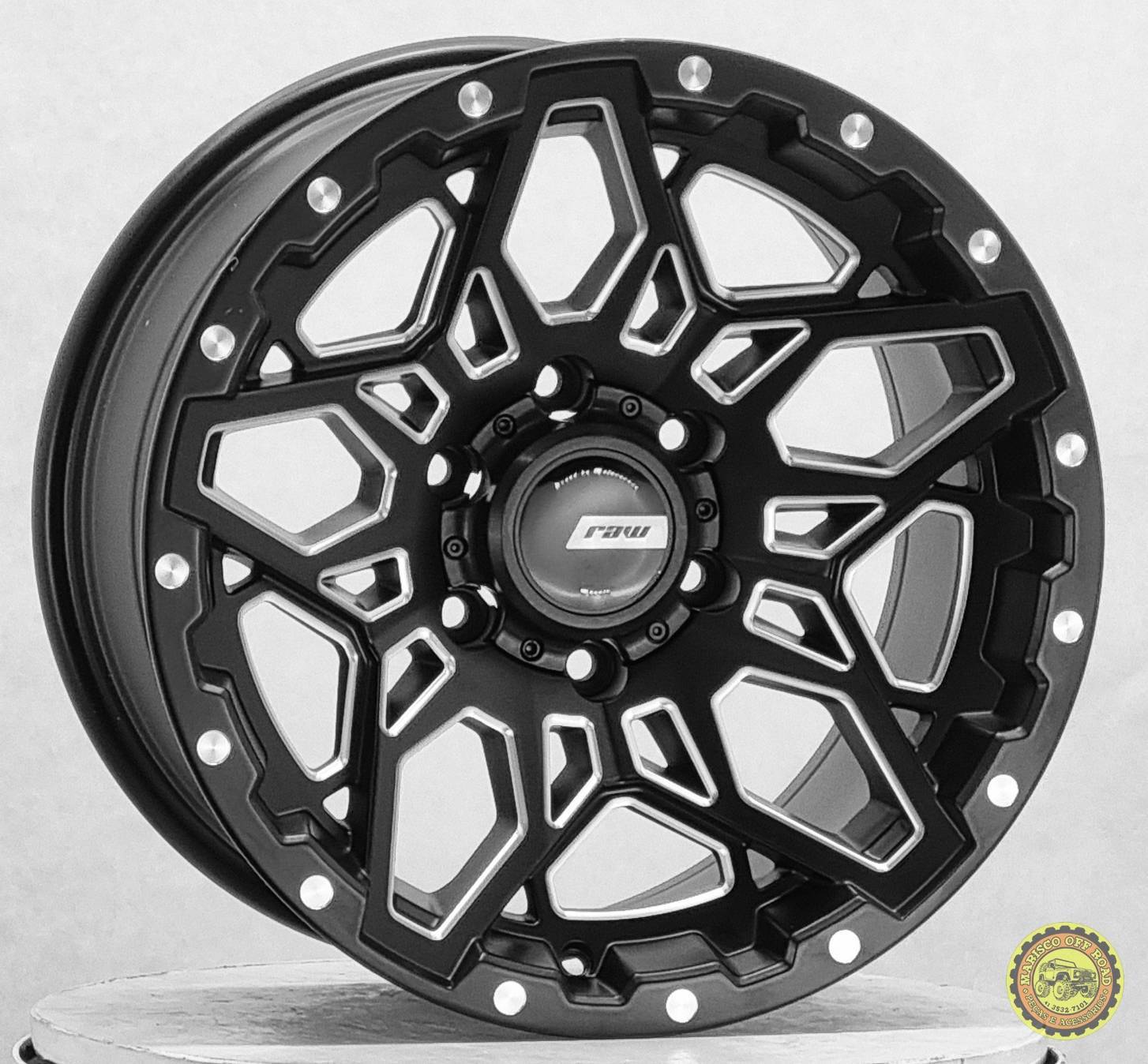 レンローズ④ Roda 17x9 RAW, furação 6x139,7, off set 0 - TROLLER e PICK