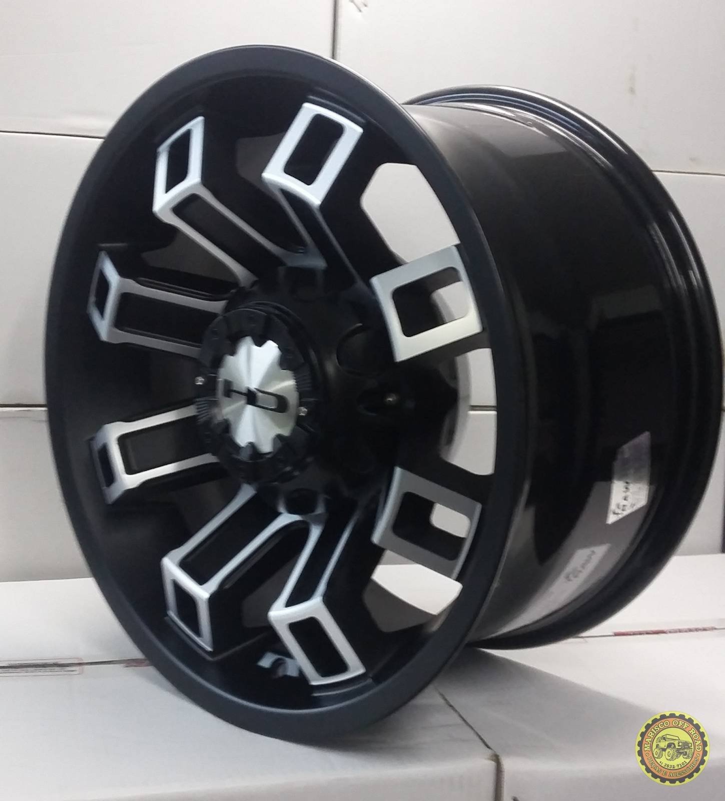 Roda 17x9 HD01, furação 6x139,7, off set +15 RANGER NOVA, HILUX, S10 NOVA, TRITON