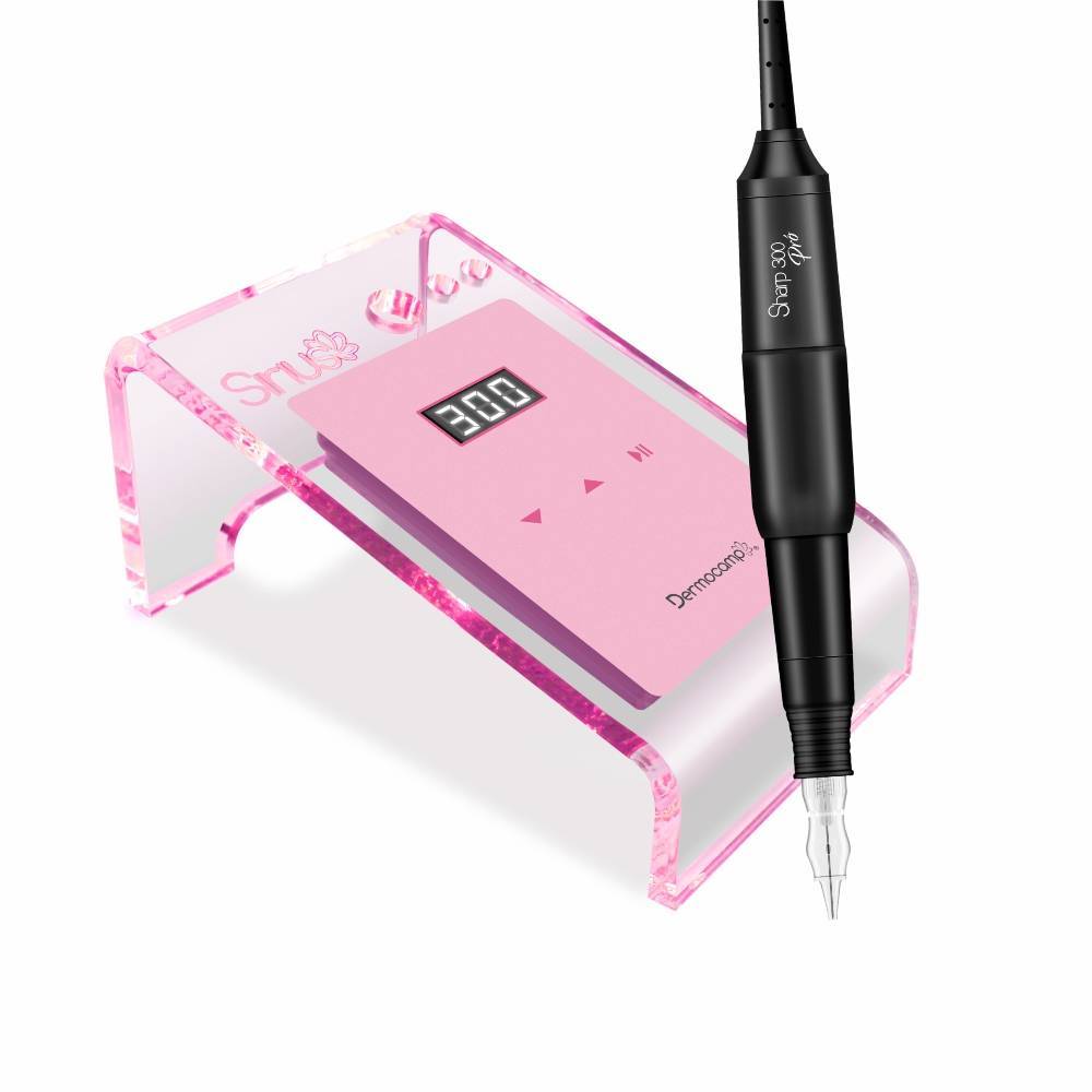 Dermografo Sharp 300 Pro Black + Sirius Pink Safira