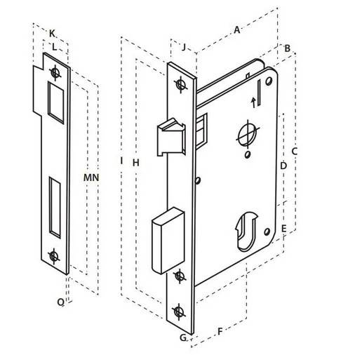 Fechadura Interna Aliança Inox Polido 2700/71 Premium