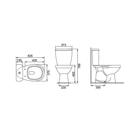 Bacia Com Caixa Acoplada Lorenzetti One - Kit Completo