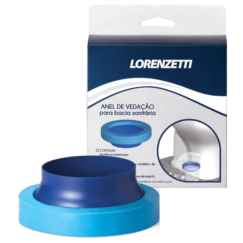 Bacia Com Caixa Acoplada Lorenzetti One - Kit Completo