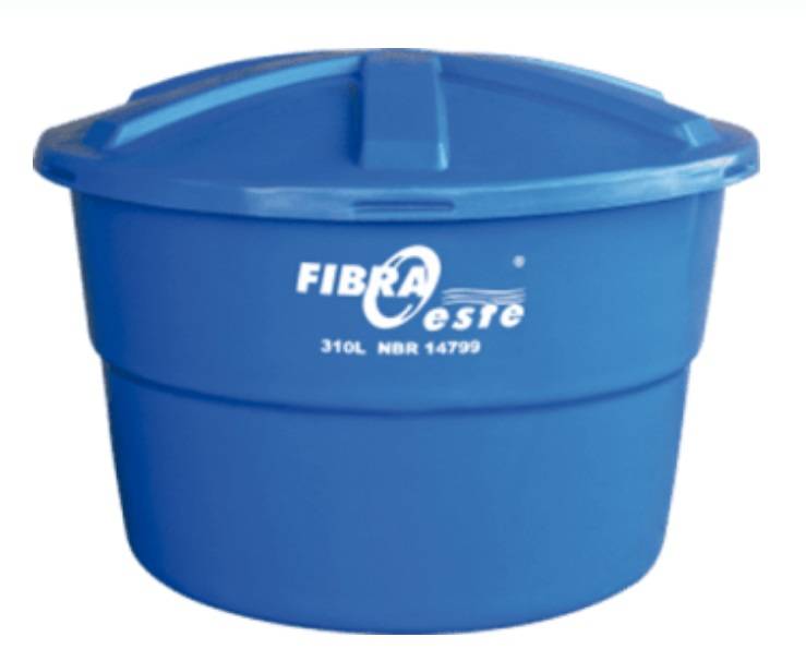 Caixa D'agua Plástica Fibraoeste 310l 