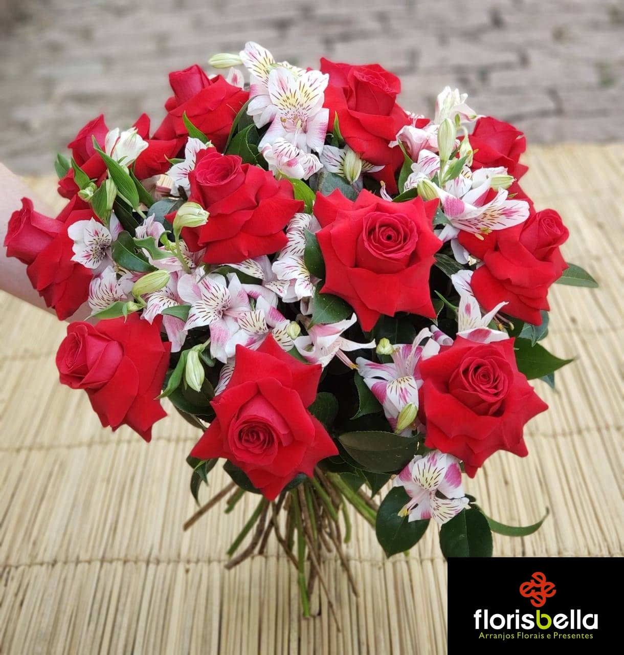 Buquê de Rosas Colombianas - Florisbella - Matriz Campinas Buquê de Rosas Colombianas - Florisbella - Matriz Campinas