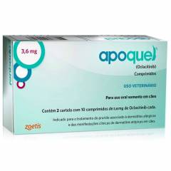 Apoquel 3,6mg cx c/ 20 comprimidos